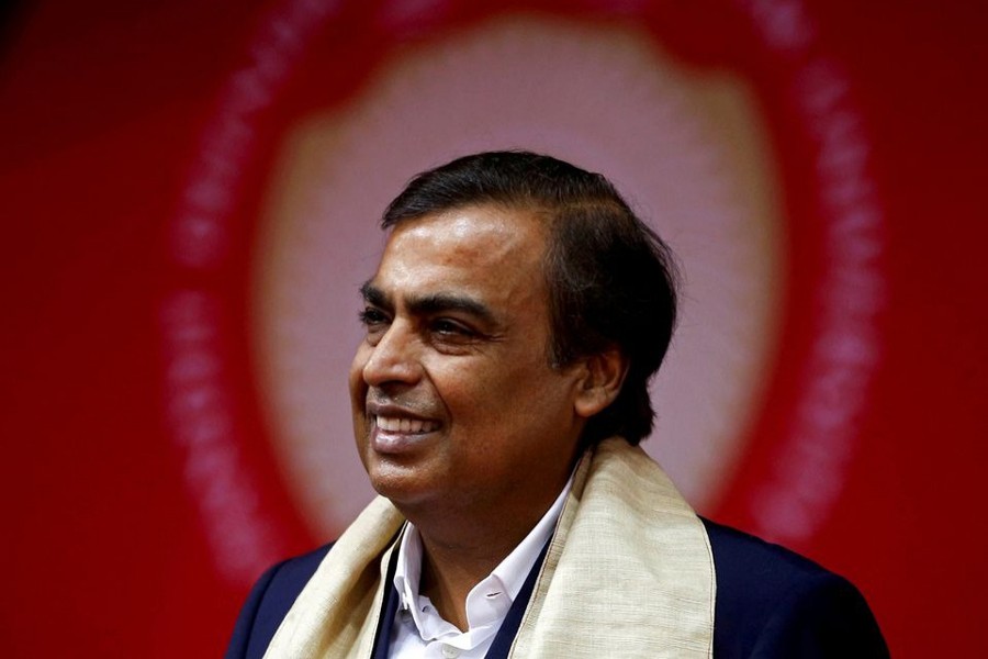 Mukesh Ambani, Chairman and Managing Director of Reliance Industries, attends a convocation at the Pandit Deendayal Petroleum University in Gandhinagar, India on September 23, 2017 — Reuters/Files