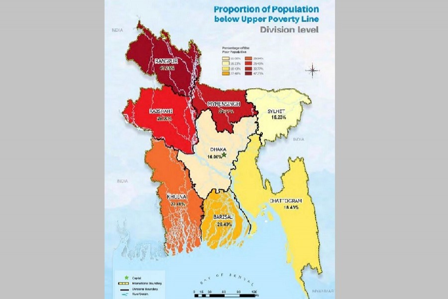 Poverty maps of Bangladesh 2016 (BBS & WFP)