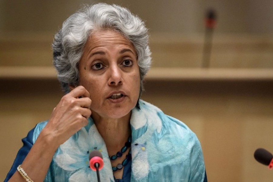 World Health Organization (WHO) Chief Scientist Soumya Swaminathan attends a press conference organised by the Geneva Association of United Nations Correspondents (ACANU) amid the COVID-19 outbreak, caused by the novel coronavirus, at the WHO headquarters in Geneva Switzerland July 3, 2020. Fabrice Coffrini/Pool via REUTERS