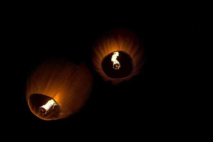 Curbing fire incidents from sky lanterns