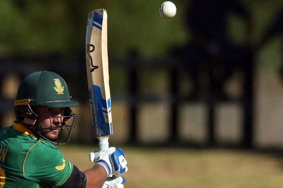 Cricket - Second One Day International - South Africa vs India - Boland Park, Paarl, South Africa - January 21, 2022 South Africa's Janneman Malan in action REUTERS/Sumaya Hisham