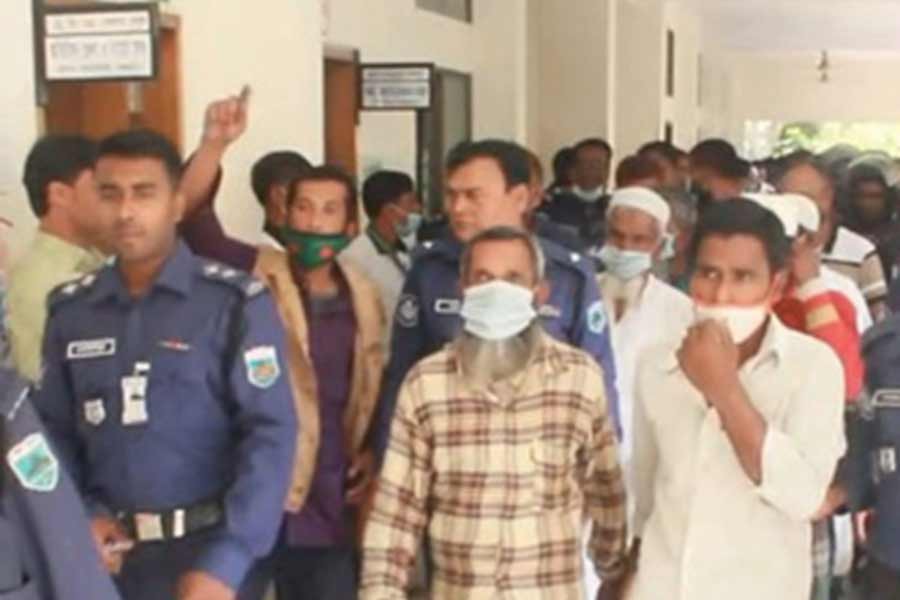 Nine get death penalty for triple murder in Naogaon