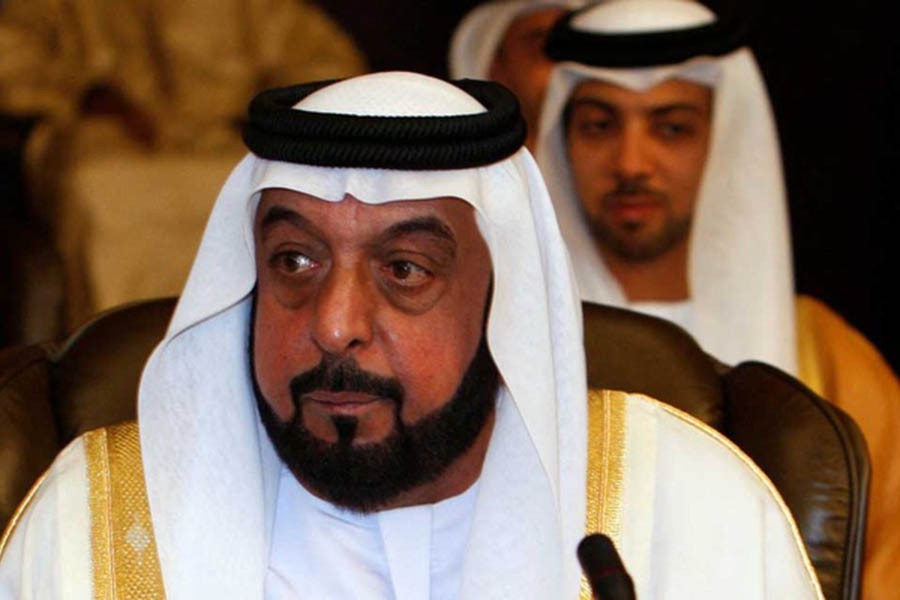 United Arab Emirate President Sheikh Khalifa bin Zayed Al Nahyan attends the opening of the two-day Arab Summit in Damascus March 29, 2008. Reuters