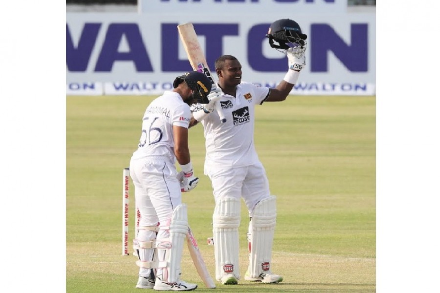 Sri Lanka end day 1 at 258/4, Mathews hits ton