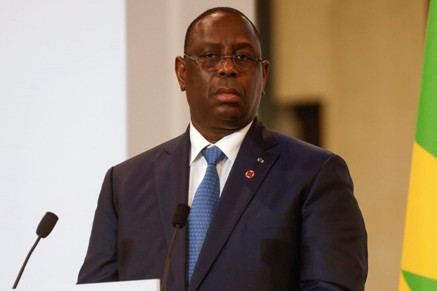 Senegal's President Macky Sall — Pool via Reuters/Files