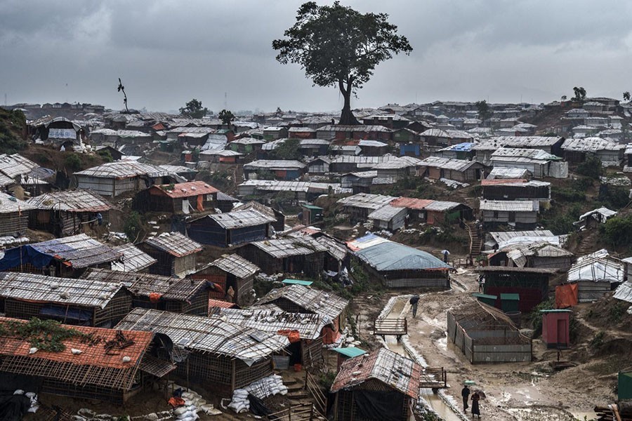 File photo of a Rohingya refugee camp