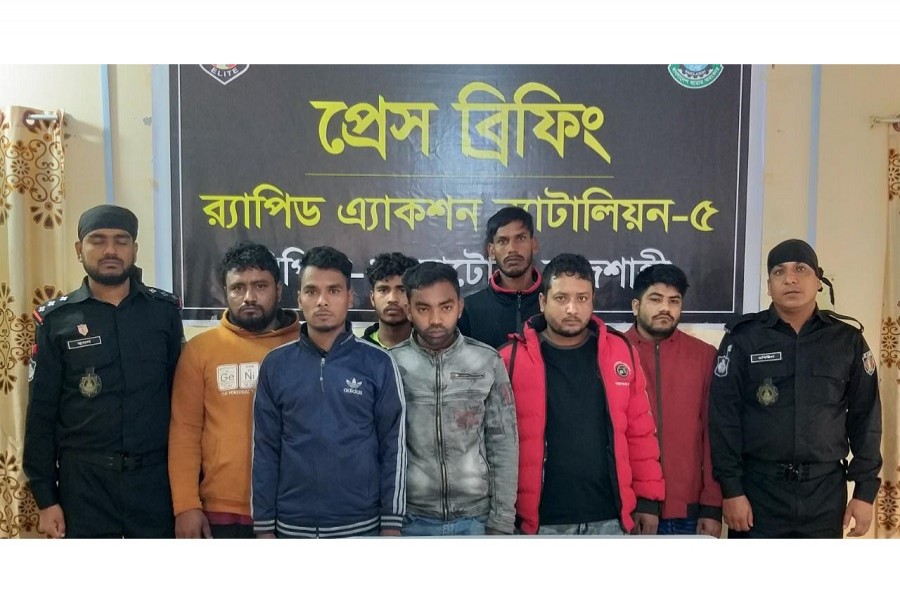 Seven hackers held in Natore for swindling expatriate out of Tk 0.12m