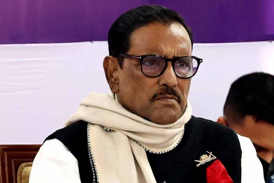 Obaidul Quader says BNP will have to join polls for its existence