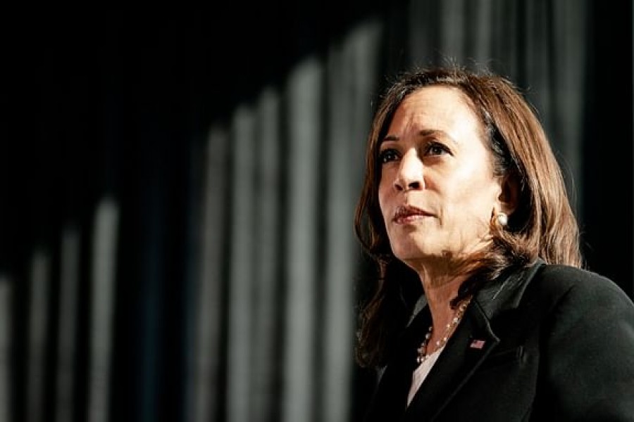 Kamala Harris says Russia committed 'crimes against humanity'