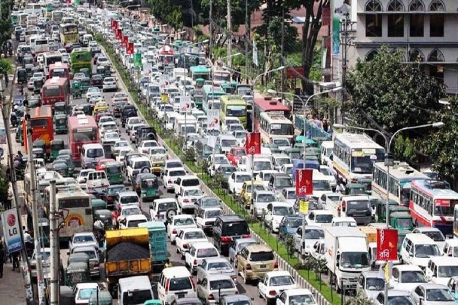 Dhaka congestion eats up 3.2m working hrs per day
