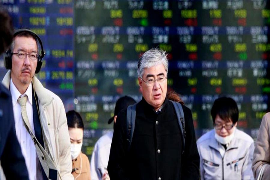 Asian shares mixed as N Korea tensions ease