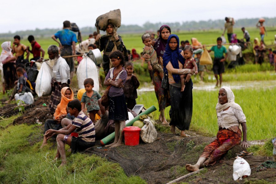 Myanmar urges Rohingya to help hunt insurgents