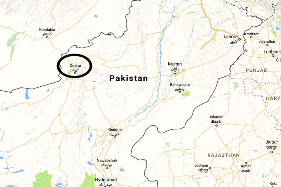 Six cops die as suicide blast hits SW Pakistan