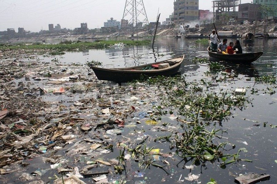 Pollution of rivers and its effects