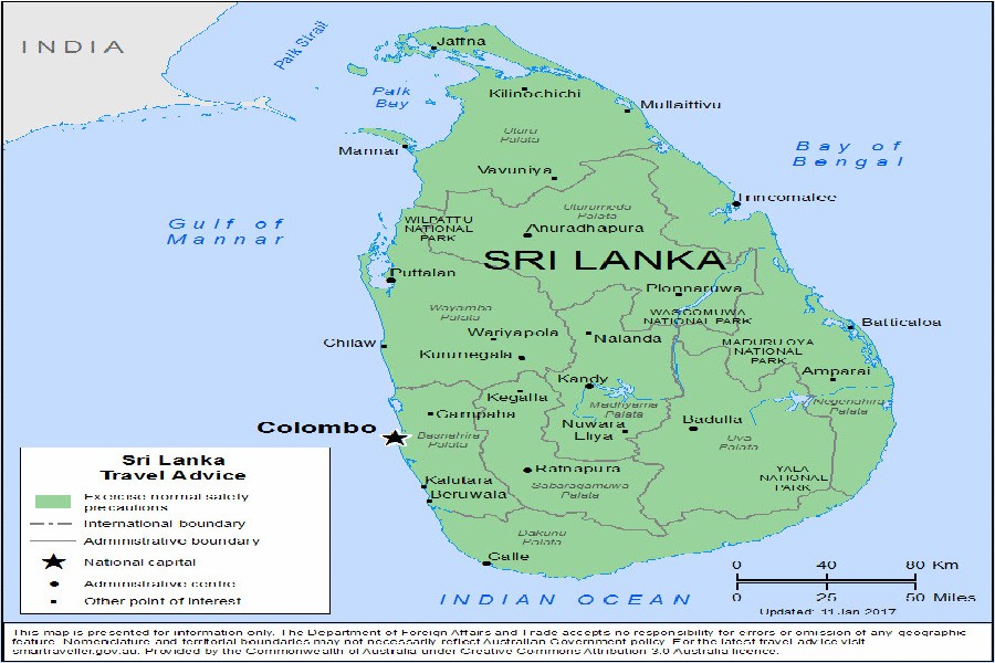 Cops arrest 19 in southern Sri Lanka
