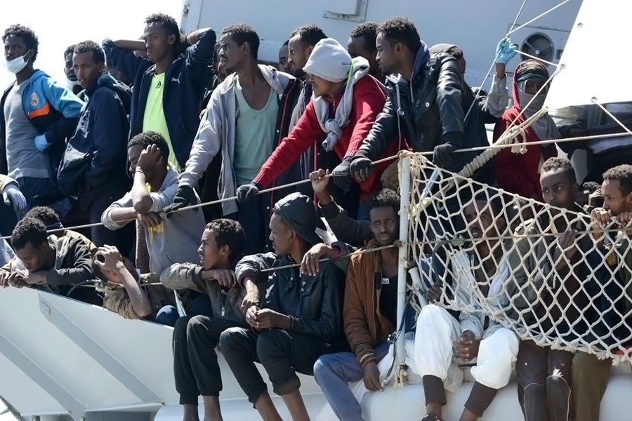 Migrants cross seas to escape violence but many of them face death. (AP photo used for representational purpose)