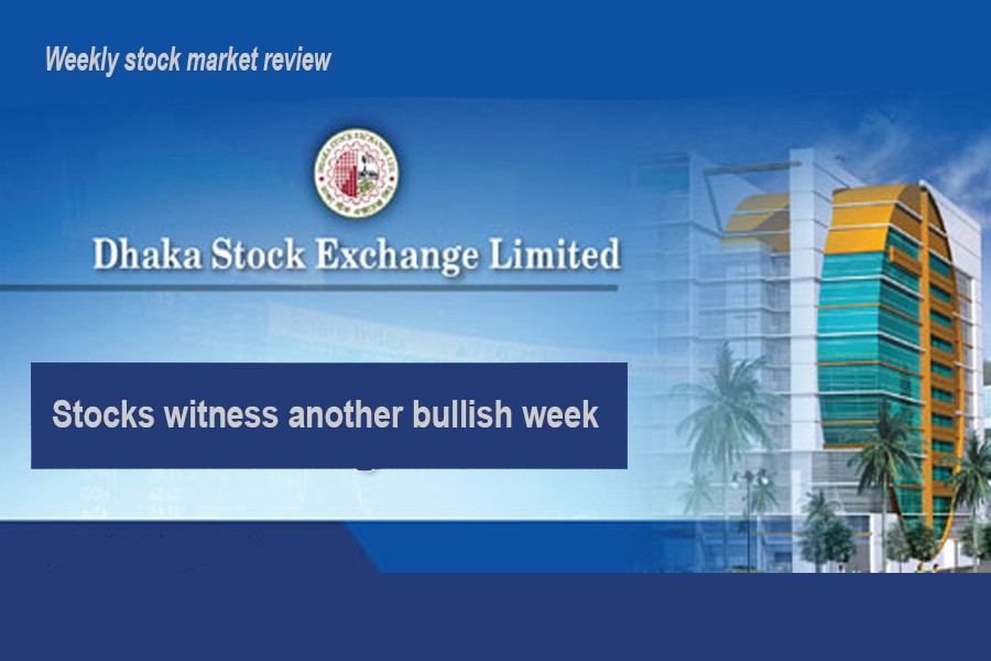 Stocks gain for fourth straight week
