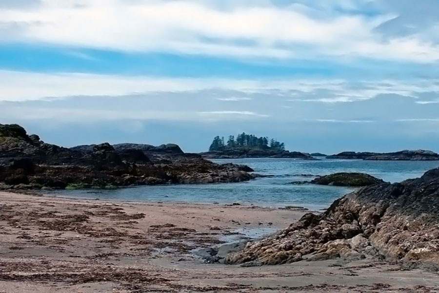 A rocky coastline near Pacific Rim Provincial Park near Long Beach, Vancouver Island, British Columbia, Canada. (AP photo)