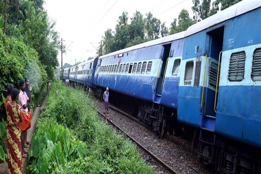 A passenger train derailed in Kerala , but no casualties have been reported, Xinhua file photo