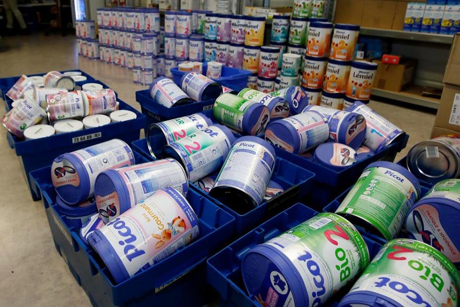 Millions of boxes of powdered milk have been recalled worldwide following a salmonella outbreak last year. - Reuters file photo
