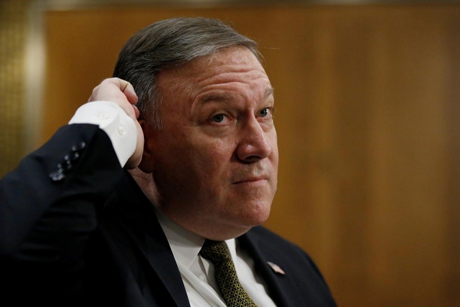 Reuters file photo shows Central Intelligence Agency (CIA) Director Mike Pompeo