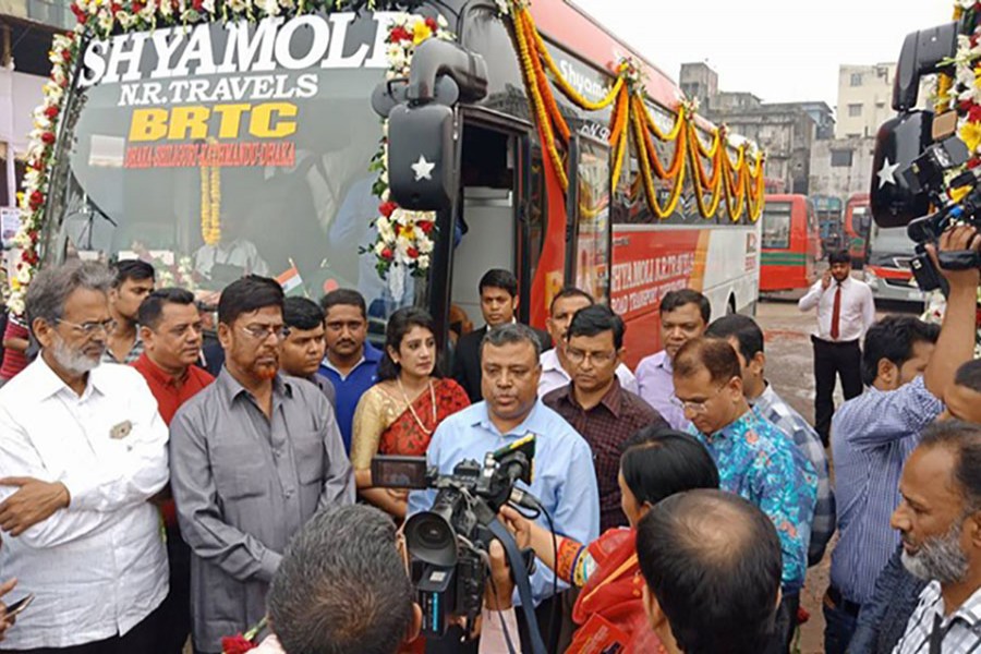 Dhaka-Kathmandu bus service begins on test