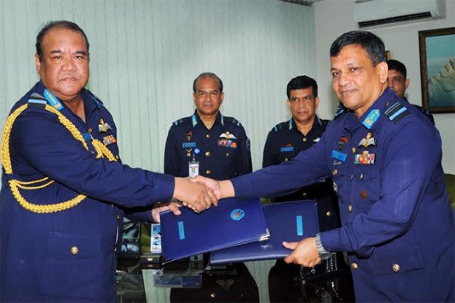 New Air chief takes over BAF command