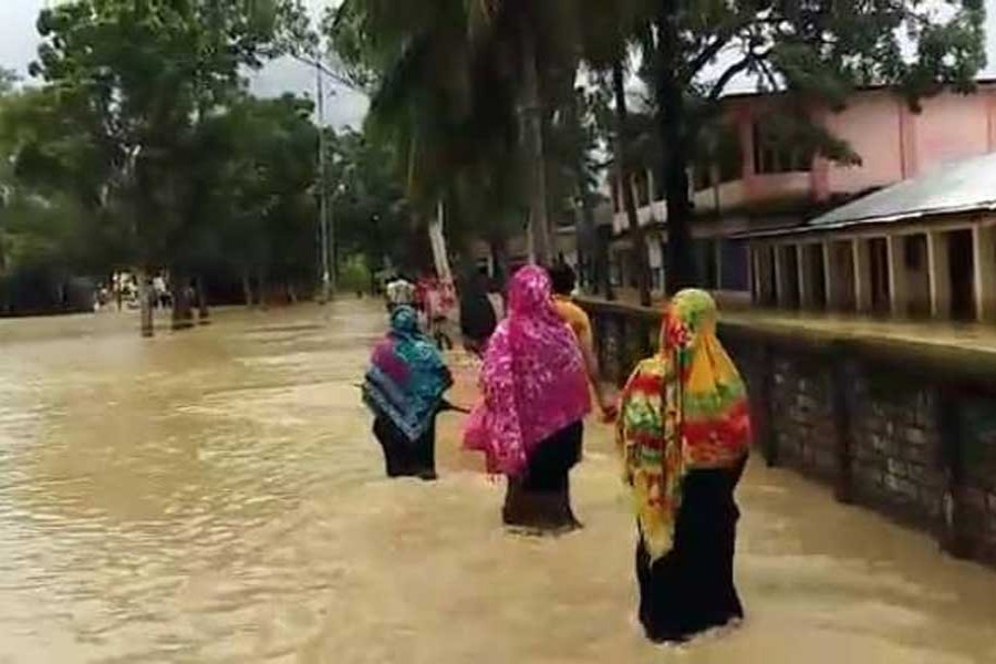 Flash flood inundates 14 Rangamati villages