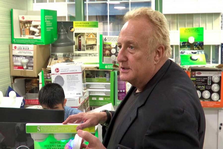 Businessman Larry Sloven, 69, speaks in Hong Kong, China August 9, 2018, in this still image taken from Reuters TV footage. Footage taken August 9, 2018. Reuters/TV