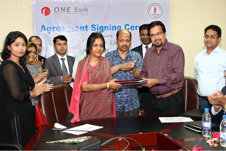 ONE Bank inks deal with Titas Gas