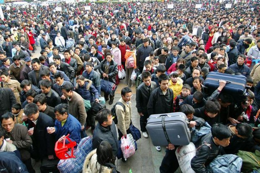 China's population set to peak at 1.44b in 2029