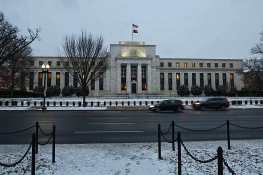 A view of the US Federal Reserve in Washington, DC, on Jan 27 (Collected photo)