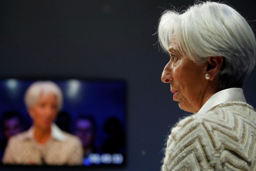 International Monetary Fund (IMF) Managing Director Christine Lagarde attends the World Economic Forum (WEF) annual meeting in Davos, Switzerland, January 23, 2019. Reuters/Files