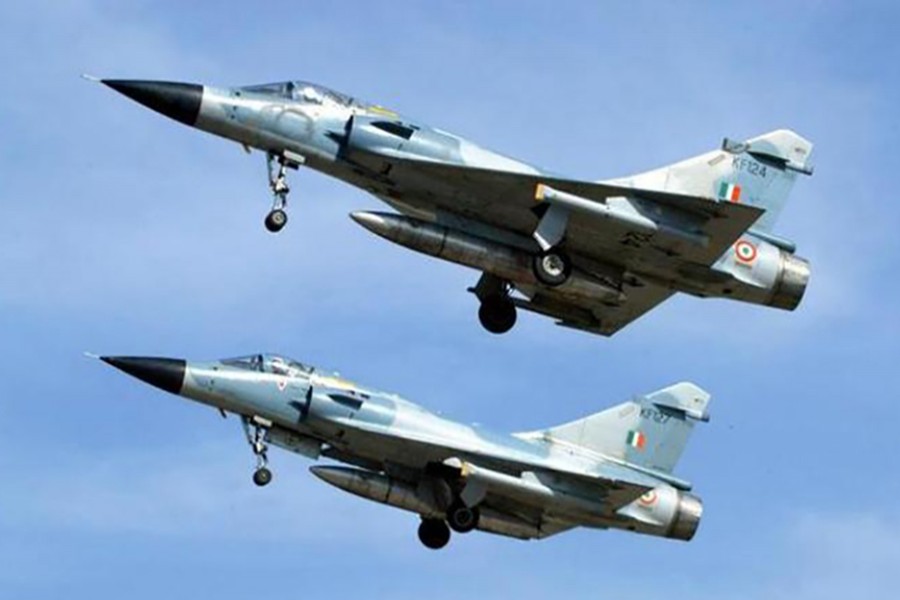 IAF Mirage 2000 fighter jets seen in this undated Reuters photo