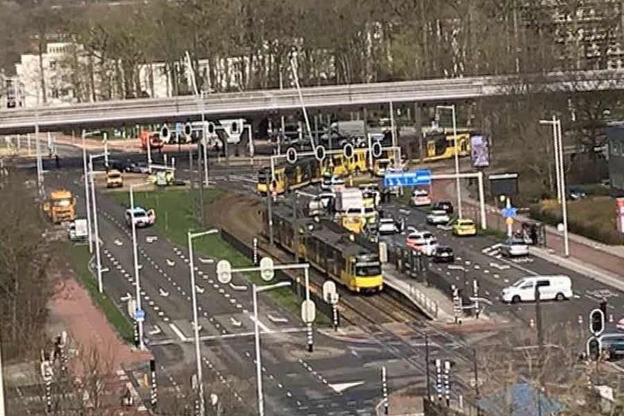 Man opens fire on tram passengers in Netherlands