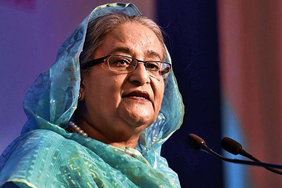 File photo of Prime Minister Sheikh Hasina (Collected)