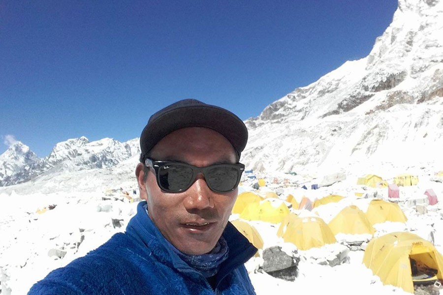 Kami Rita Sherpa first climbed Everest in 1994 and is a guide for international companies that organise climbing expeditions - Internet photo
