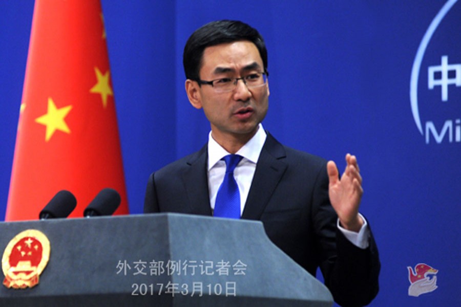 Chinese Foreign Ministry spokesperson Geng Shuang. Photo: File