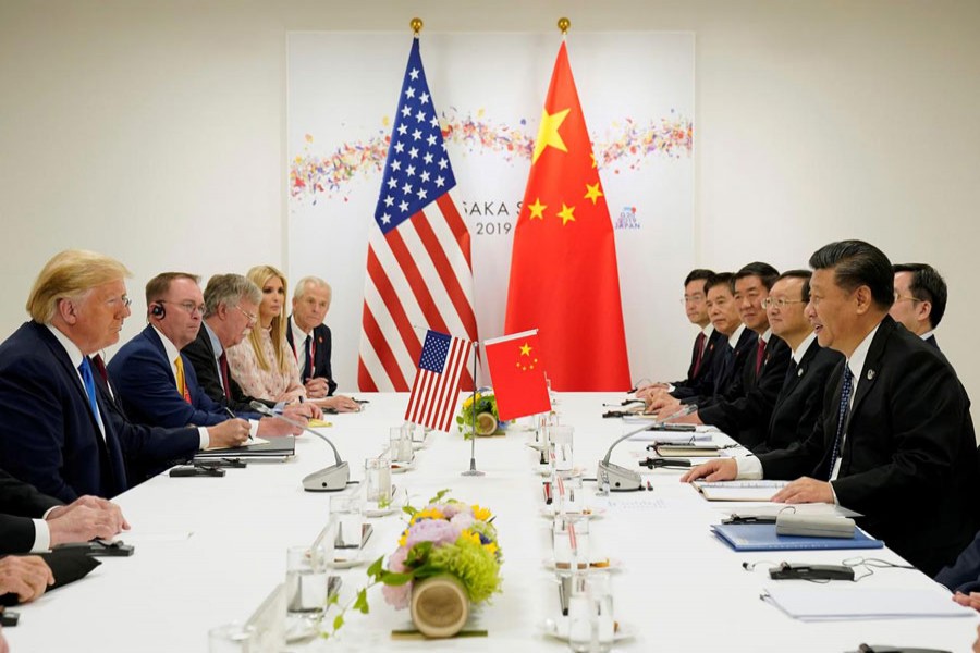 US President Donald Trump attends a bilateral meeting with China's President Xi Jinping during the G20 leaders summit in Osaka, Japan, June 29, 2019. Reuters/File Photo