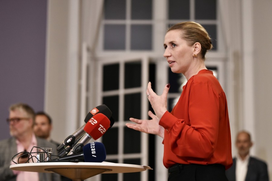 Danish PM Mette Frederiksen - Photo: Ritzau Scanpix via AP