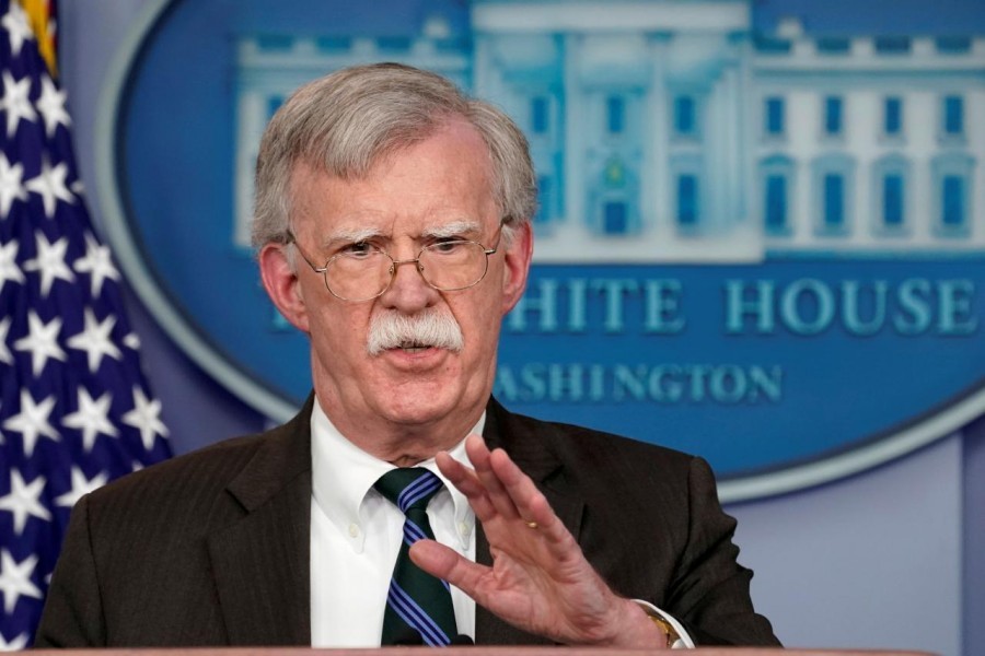 US President Donald Trump's national security adviser John Bolton speaks during a press briefing at the White House in Washington, US, November 27, 2018 - Reuters/File Photo