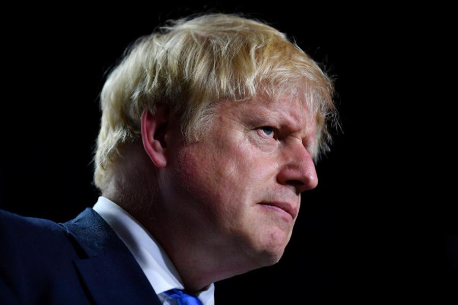 UK Prime Minister Boris Johnson seen in this undated Reuters photo