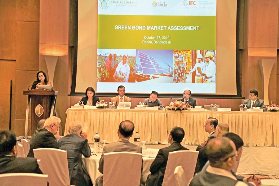 International Finance Corporation (IFC) arranged a seminar on a joint study to promote the domestic green bond market in Bangladesh as a way to mobilise capital for climate-related initiatives on Sunday in the city. Nuzhat Anwar, IFC Senior Country Officer in Bangladesh addressed the event, attended by senior officials of BSEC and BB.