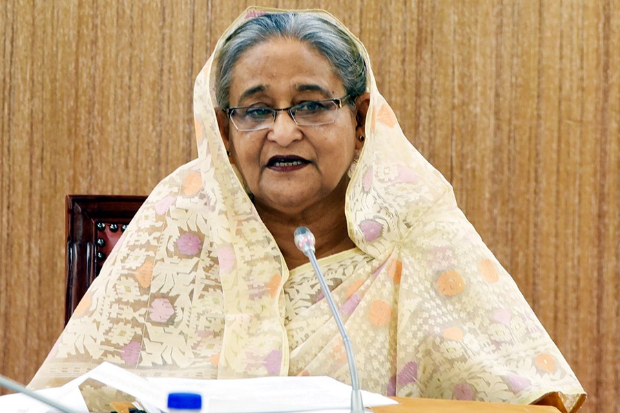 Prime Minister Sheikh Hasina. BSS file photo