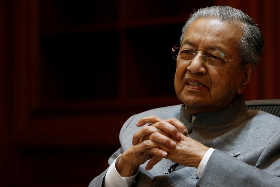 Malaysian Prime Minister Mahathir Mohamad - Reuters file photo
