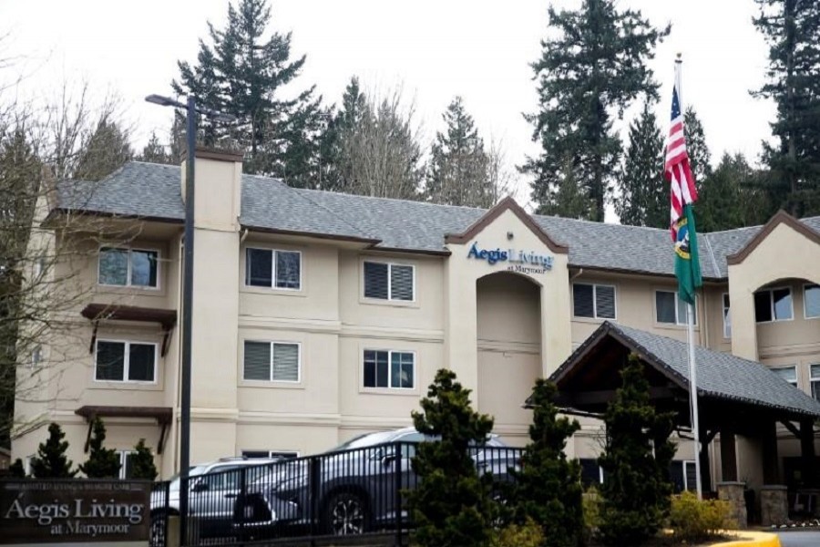 A view of Aegis Living at Marymoor, an assisted living facility linked to several cases of coronavirus, during the coronavirus disease (COVID-19) outbreak in Redmond, Washington, US, March 21, 2020. — Reuters/Files