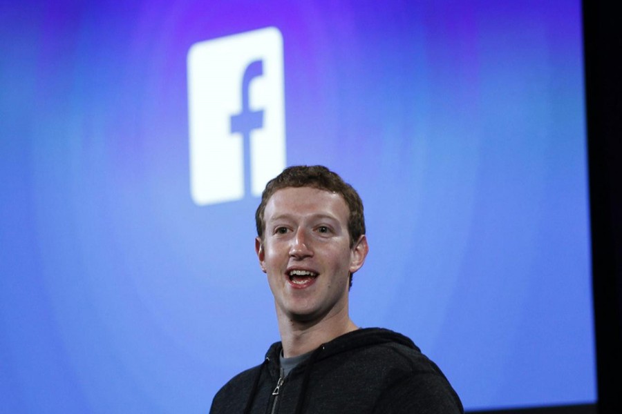 Facebook's co-founder and chief executive speaks during a press event in Menlo Park, California — Reuters/Files