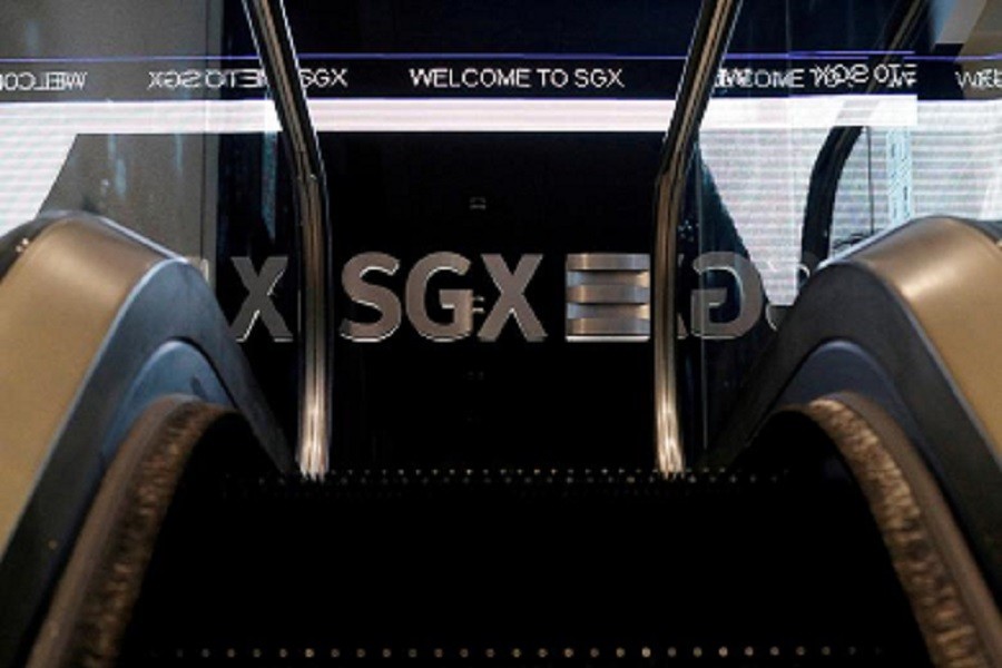 An SGX sign is pictured at Singapore Stock Exchange July 19, 2017 — Reuters/Files