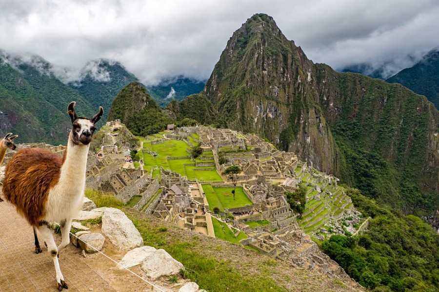 Machu Picchu in Peru, the centerpiece of the Inca civilisation