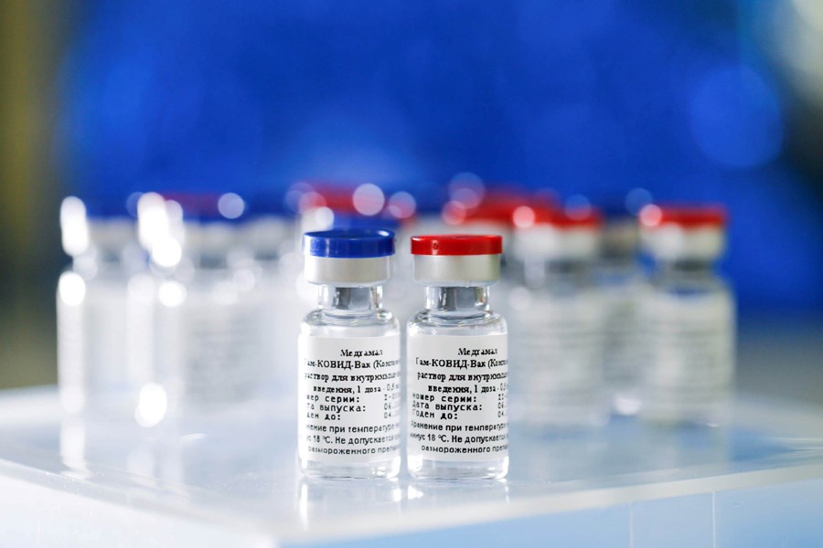 A handout photo provided by the Russian Direct Investment Fund (RDIF) shows samples of a vaccine against the coronavirus disease (Covid-19) developed by the Gamaleya Research Institute of Epidemiology and Microbiology, in Moscow, Russia on August 6, 2020. The Russian Direct Investment Fund (RDIF)/Handout via REUTERS